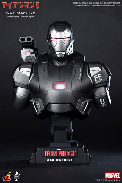Hot Toys Bust - Iron Man 3 - Bust - War Machine - ¥7,980
